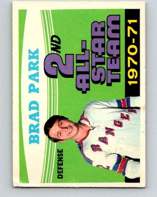 1971-72 O-Pee-Chee #257 Brad Park AS  New York Rangers  V9851