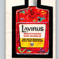 1973 Wacky Packages - Lavirus Mouthwash and Gurgle  V9981