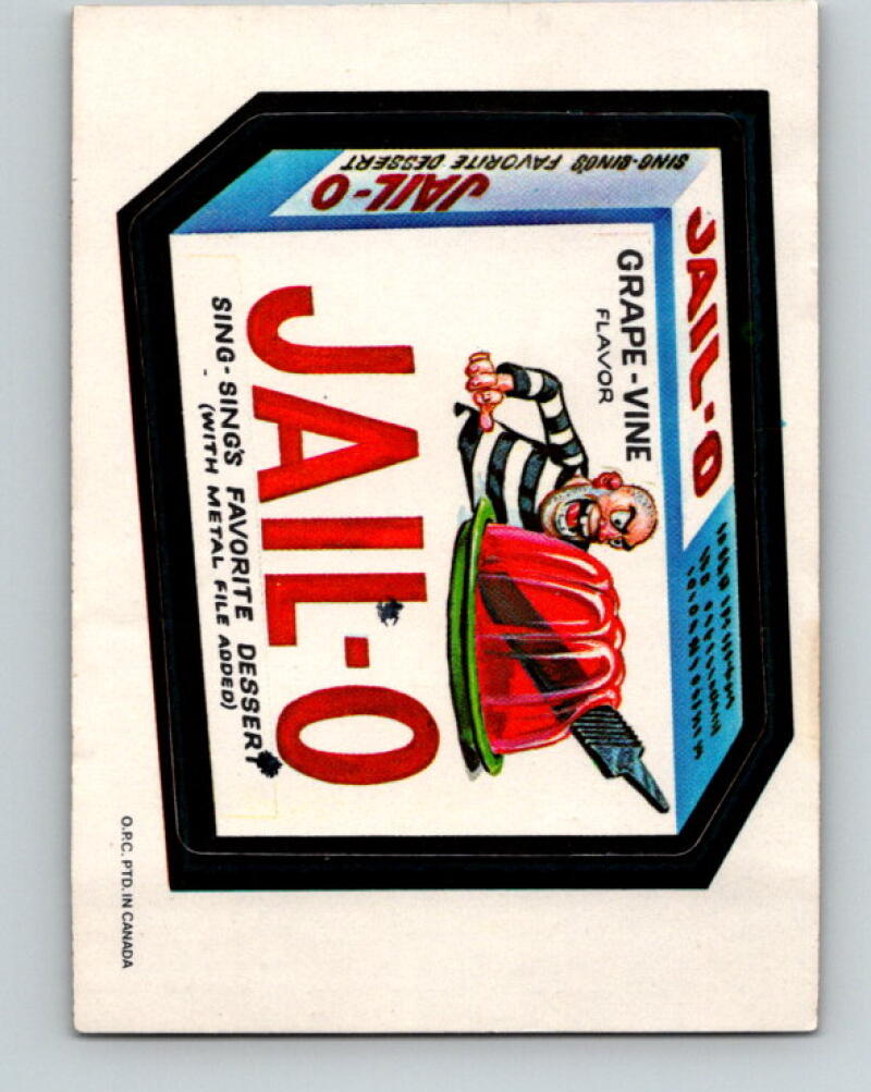 1973 Wacky Packages - Jail-O Grape-Vine Flavor V9990