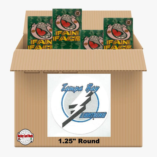 Tampa Bay Lightning 1350 pack case - 4 Logos pack - 5400 Stickers