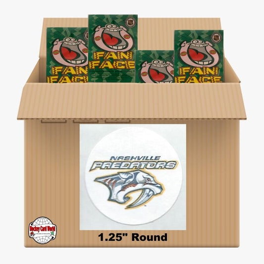 Nashville Predators 810 pack case - 4 Logos pack - 3240 Stickers