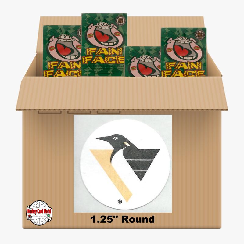 Pittsburgh Penguins 1000 pack case - 4 Logos pack - 4000 Stickers