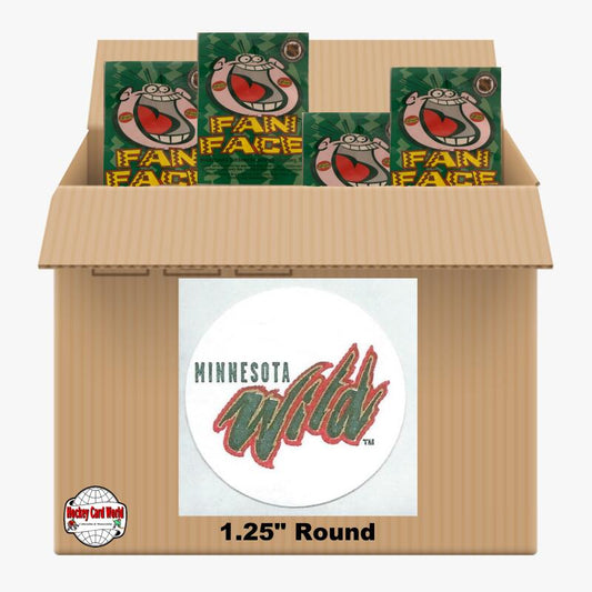 Minnesota Wild 890 pack case - 4 Logos pack - 3560 Stickers