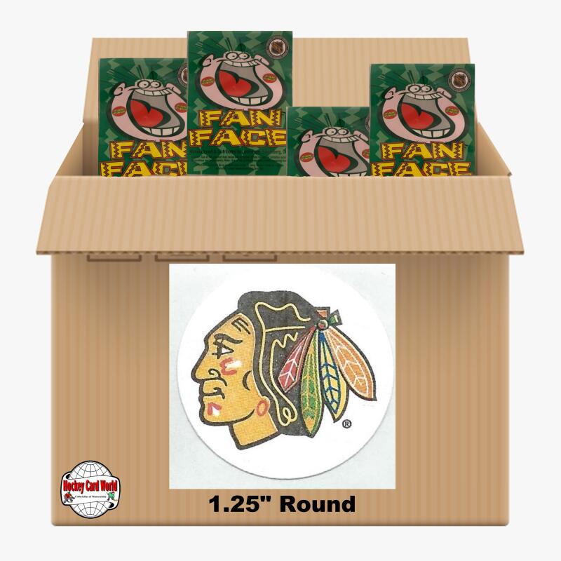 Chicago Blackhawks 1000 pack case - 4 Logos pack - 4000 Stickers