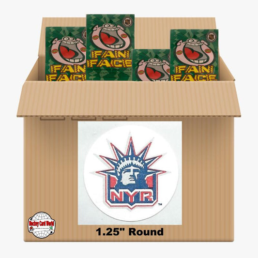 New York Rangers 1000 pack case - 4 Logos pack - 4000 Stickers