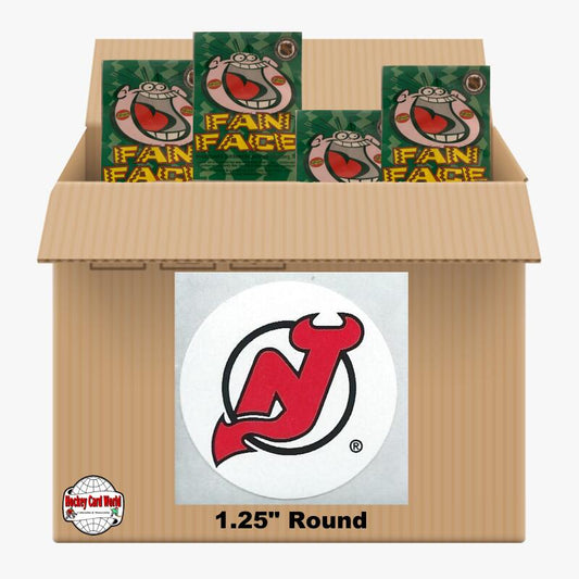 New Jersey Devils 500 pack case - 4 Logos pack - 2000 Stickers