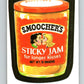1989 Wacky Packages - #15 Smoochers Sticky Jam Longer Kisses V10008