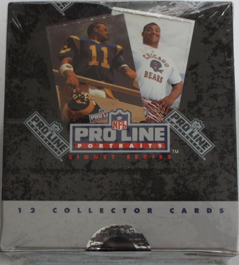 1991 Pro Line Portraits Signet Series NFL Football Sealed Box