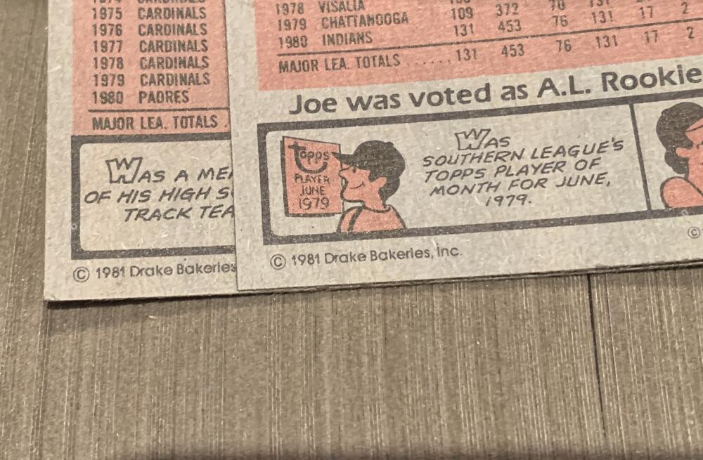 1981 Topps Drakes MLB Baseball Vending Box - 500 MINT Player Cards