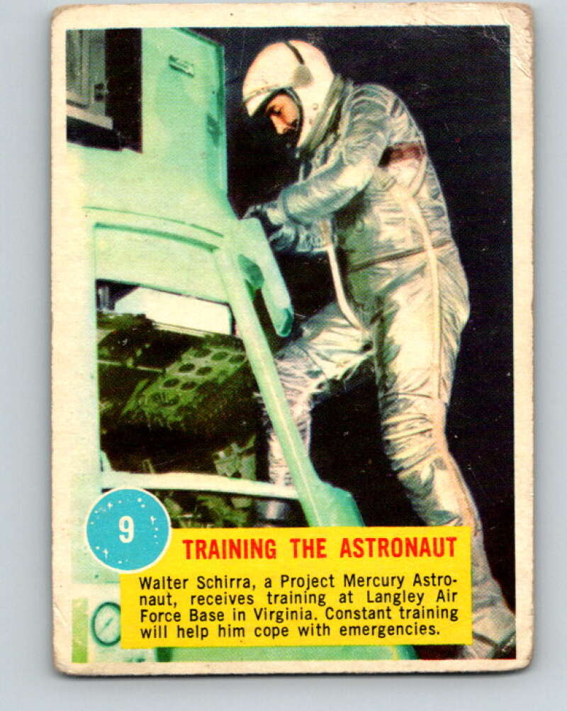 1963 Topps Astronauts #9 Training The Astronaut V10128