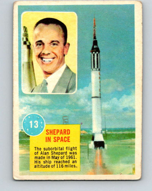 1963 Topps Astronauts #13 Shepard In Space V10131