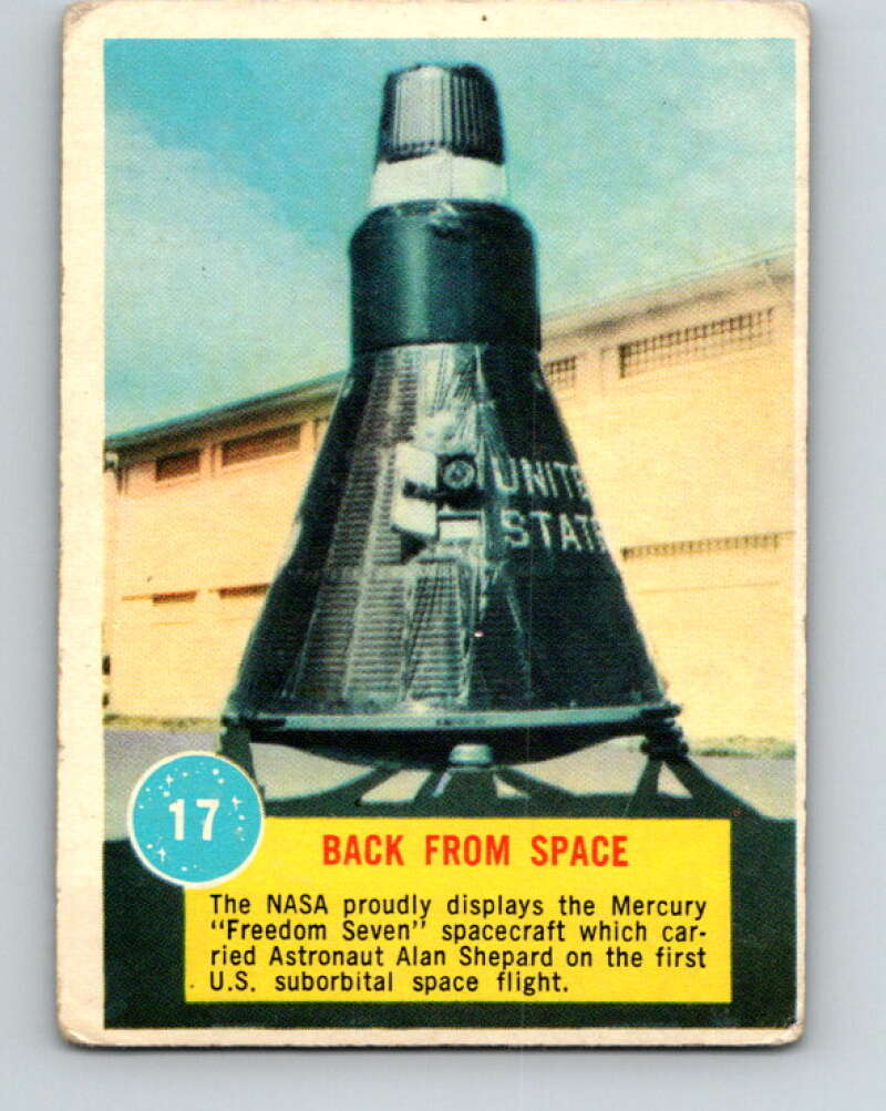 1963 Topps Astronauts #17 Back From Space V10135