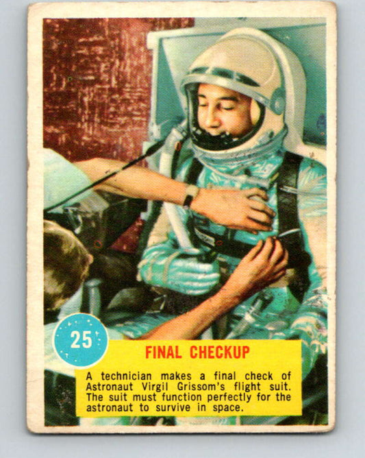 1963 Topps Astronauts #25 Final Checkup V10140