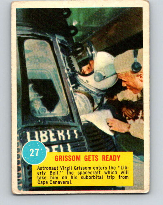 1963 Topps Astronauts #27 Grissom Gets Ready V10141