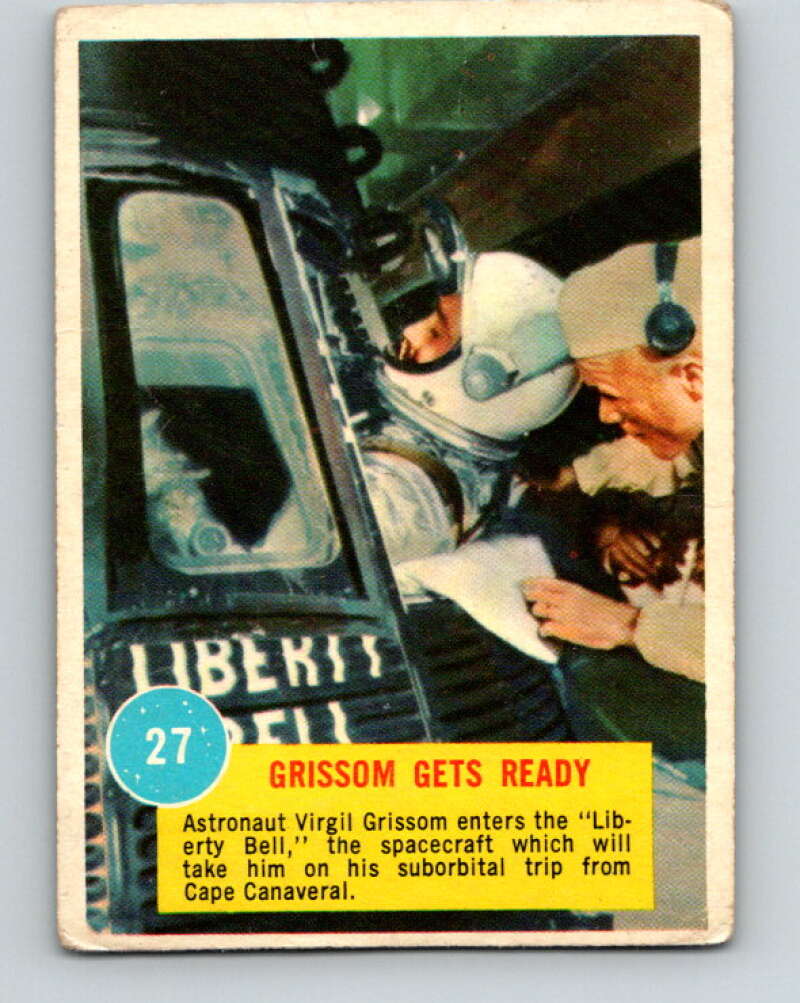 1963 Topps Astronauts #27 Grissom Gets Ready V10141