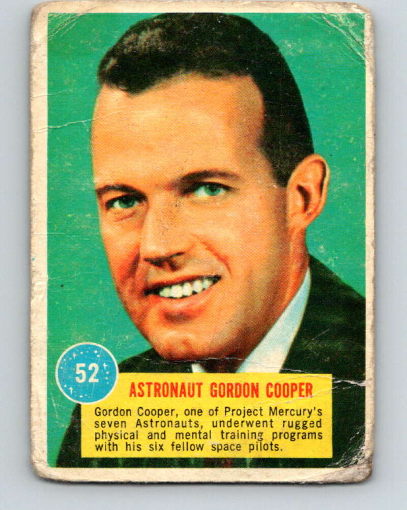 1963 Topps Astronauts #52 Astronaut Gordon Cooper V10148