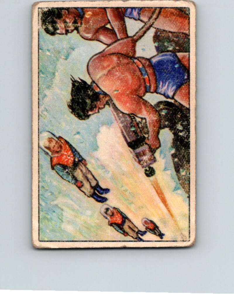 1951 Bowman Jets Rockets Spacemen #48 Rescued Icy Cavern  V10199