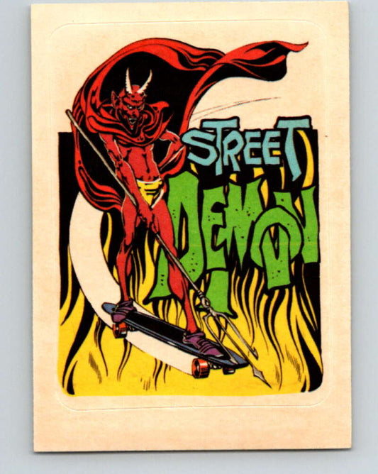 1977 Skateboard Stickers - Street Demon  V10264
