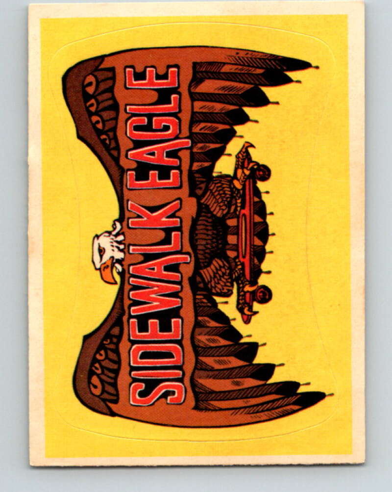 1980 Skateboard Stickers - Sidewalk Eagle V10267