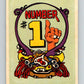 1981 Skateboard Stickers - Number #1 V10268