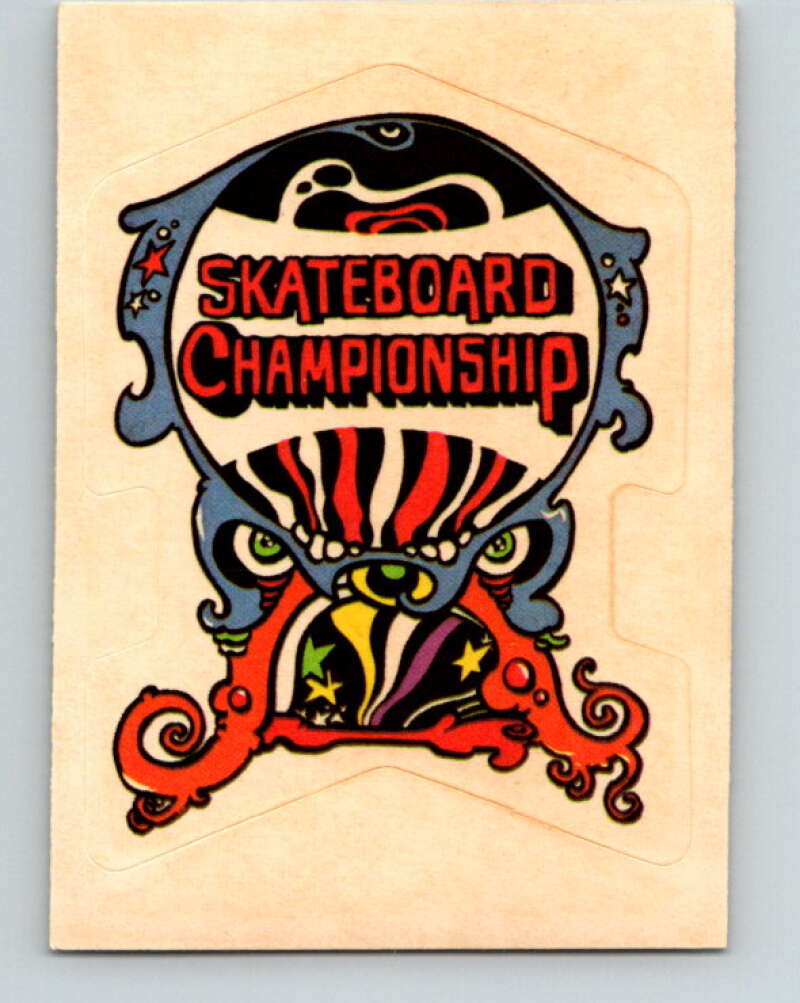 1982 Skateboard Stickers - Skateboard Championship  V10269