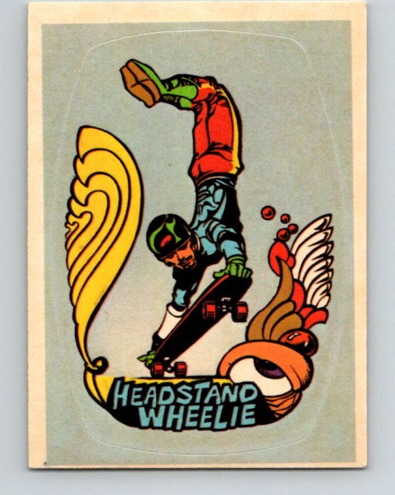1986 Skateboard Stickers - Headstand Wheelie  V10273