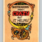 1990 Skateboard Stickers - Crazy But it Helps  V10277