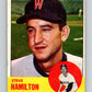1963 Topps MLB #171 Steve Hamilton  RC Rookie Washington Senators  V10370