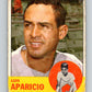1963 Topps MLB #205 Luis Aparicio  Baltimore Orioles  V10372