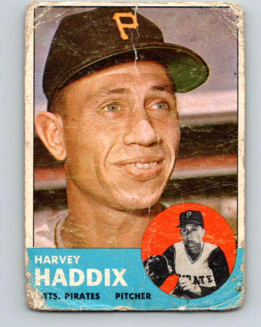 1963 Topps MLB #239 Harvey Haddix  Pittsburgh Pirates  V10374