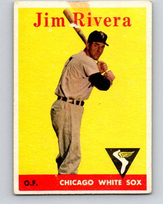 1958 Topps MLB #11 Jim Rivera UER  Chicago White Sox� V10404