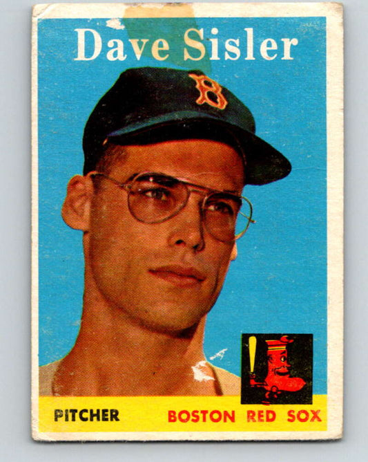 1958 Topps MLB #59 Dave Sisler  Boston Red Sox� V10419
