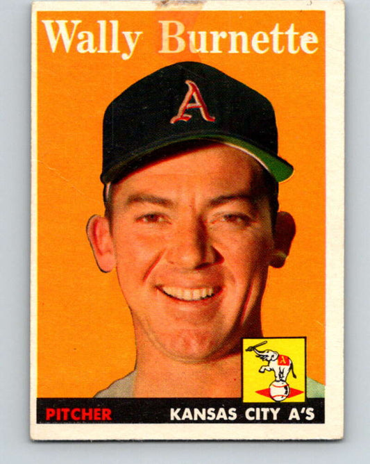 1958 Topps MLB #69 Wally Burnette  Kansas City Athletics� V10422