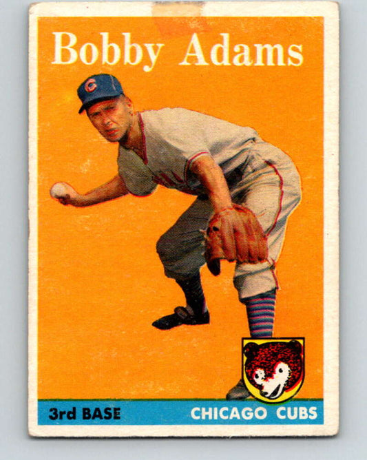 1958 Topps MLB #99 Bobby Adams  Chicago Cubs� V10435