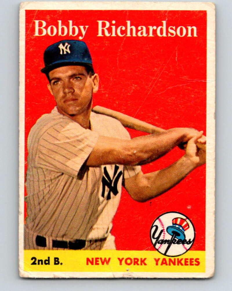 1958 Topps MLB #101 Bobby Richardson  New York Yankees� V10436
