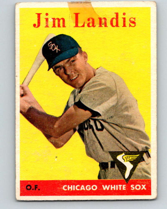1958 Topps MLB #108 Jim Landis  Chicago White Sox� V10439