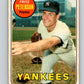 1969 O-Pee-Chee MLB #46 Fritz Peterson  New York Yankees� V10472