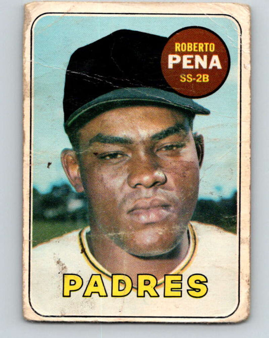 1969 O-Pee-Chee MLB #184 Roberto Pena  San Diego Padres� V10480