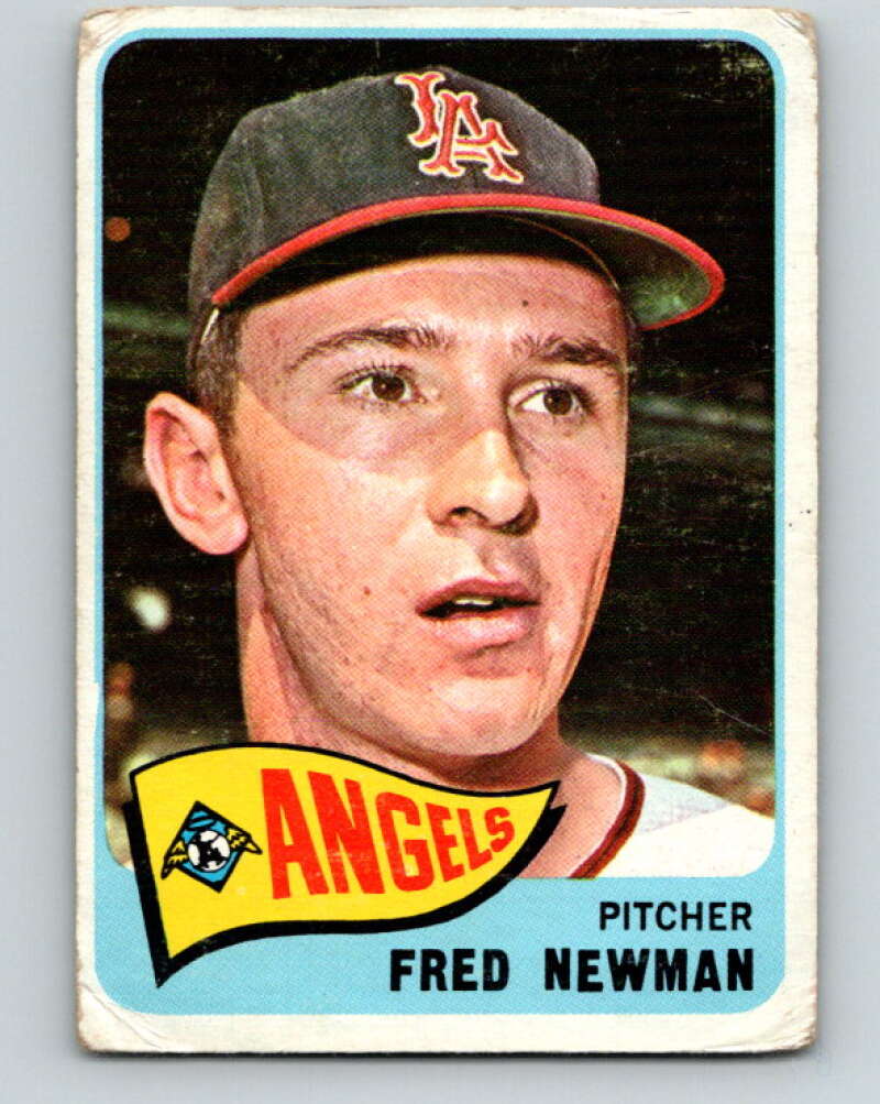 1965 Topps MLB #101 Fred Newman  Los Angeles Angels� V10511