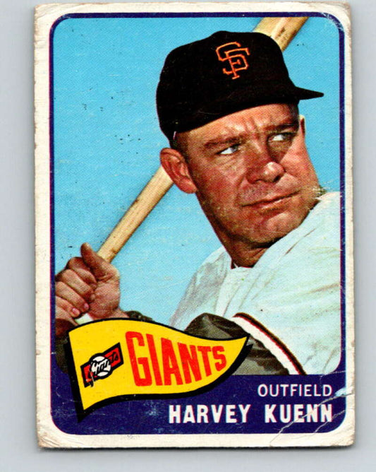 1965 Topps MLB #103 Harvey Kuenn  San Francisco Giants� V10512