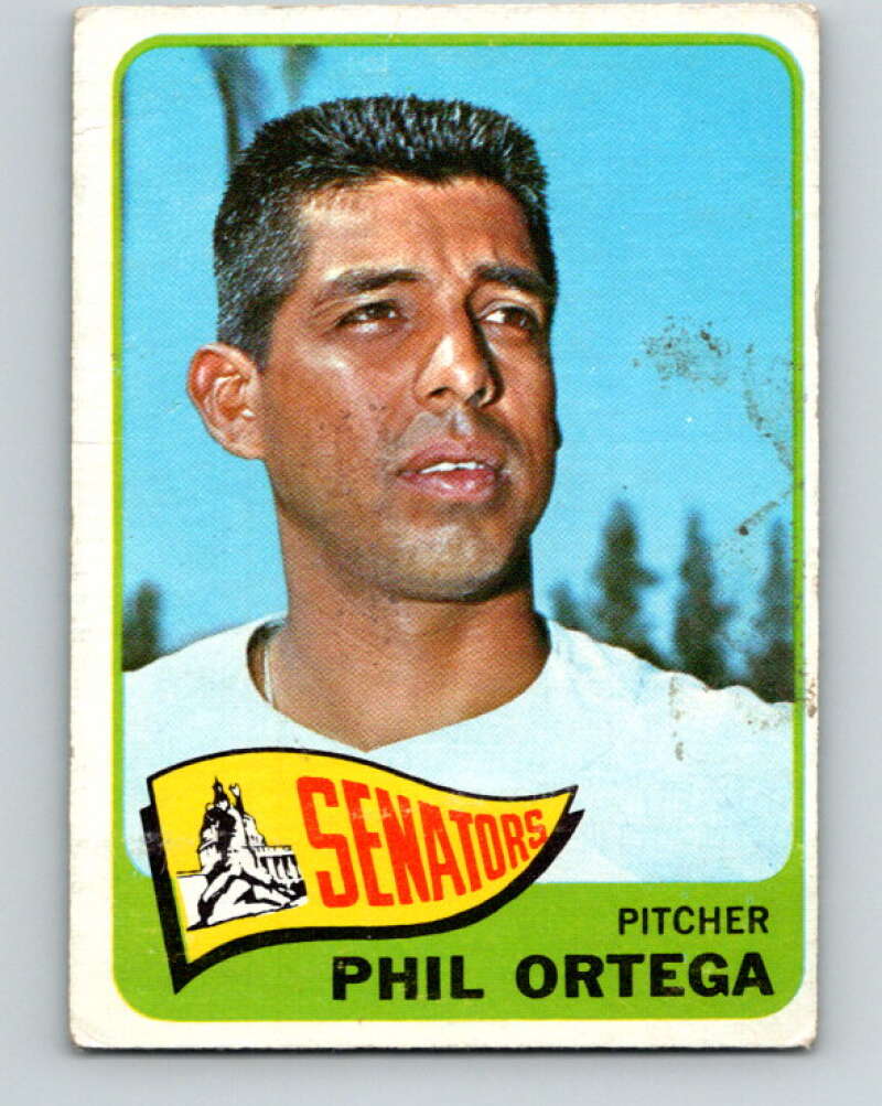 1965 Topps MLB #152 Phil Ortega  Washington Senators� V10530