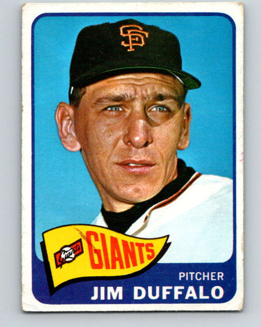 1965 Topps MLB #159 Jim Duffalo  San Francisco Giants� V10533