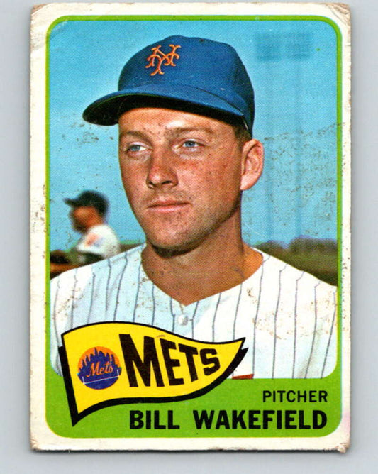 1965 Topps MLB #167 Bill Wakefield  New York Mets� V10538
