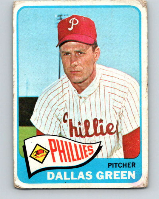 1965 Topps MLB #203 Dallas Green  Philadelphia Phillies� V10548