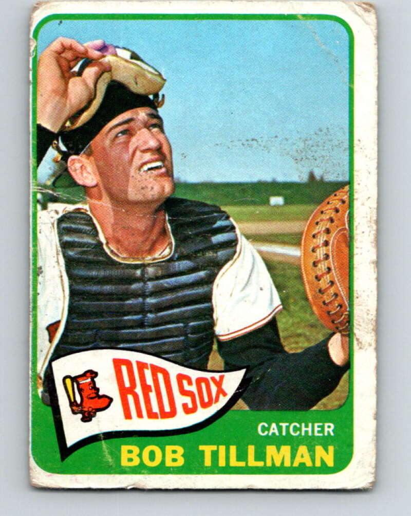 1965 Topps MLB #222 Bob Tillman  Boston Red Sox� V10552