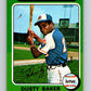 1975 O-Pee-Chee MLB #33 Dusty Baker  Atlanta Braves  V10561