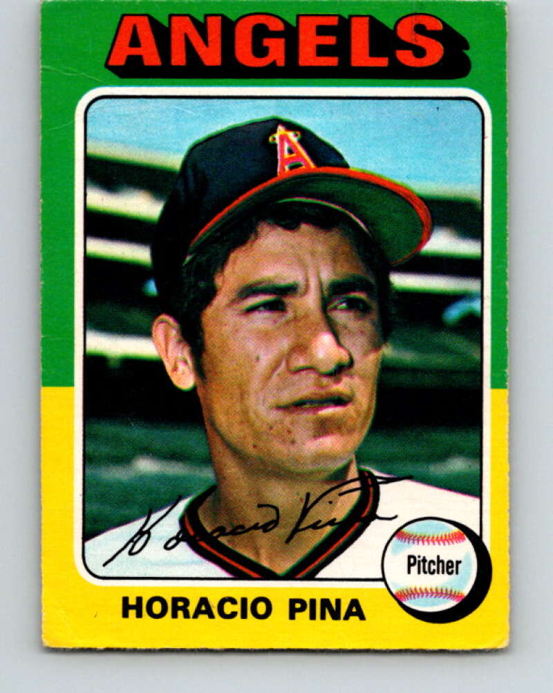 1975 O-Pee-Chee MLB #139 Horacio Pina  California Angels  V10581