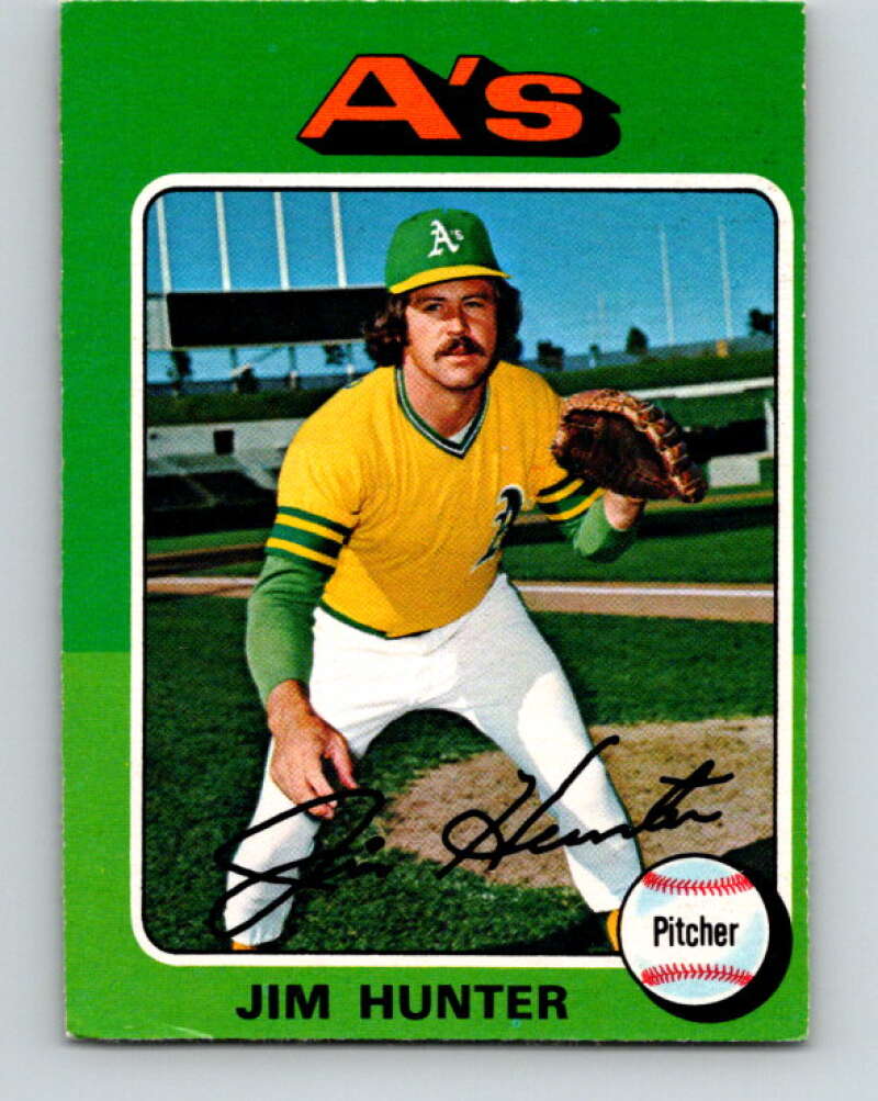 1975 O-Pee-Chee MLB #230 Jim Hunter  Oakland Athletics  V10597