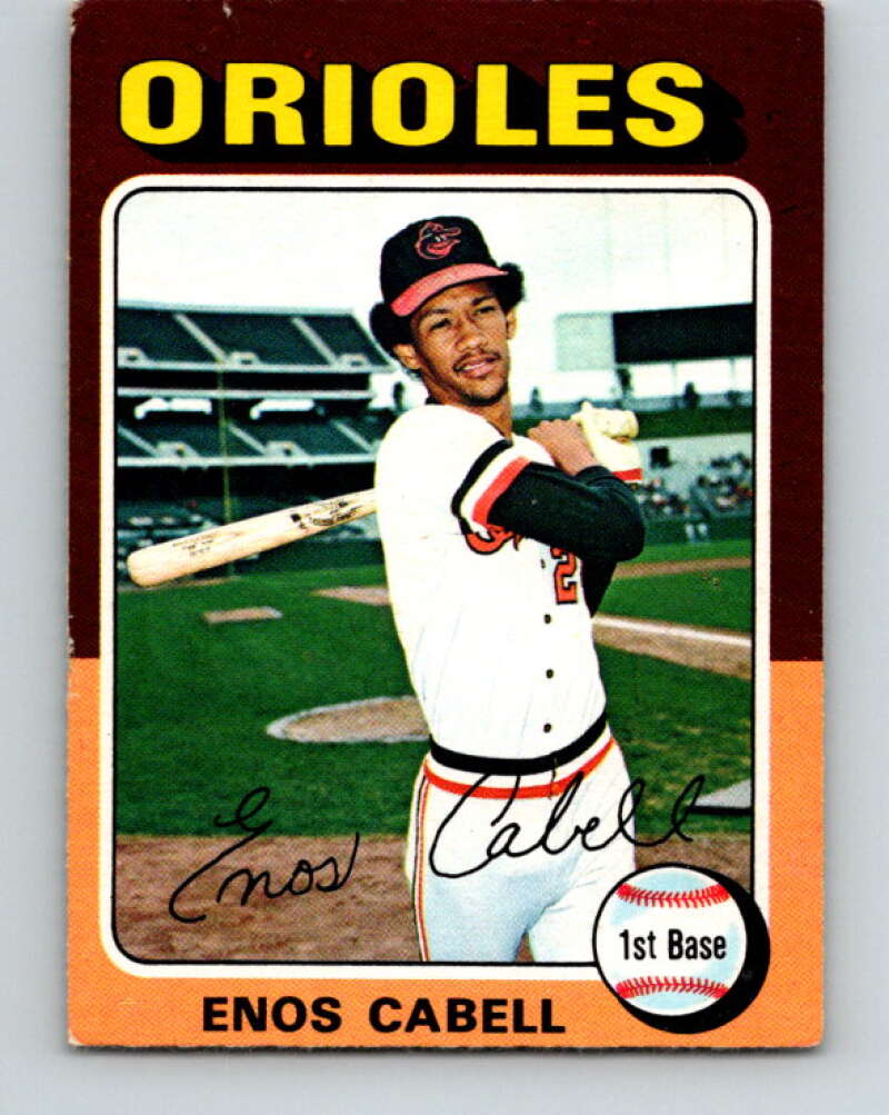 1975 O-Pee-Chee MLB #247 Enos Cabell  Baltimore Orioles  V10599