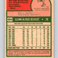 1975 O-Pee-Chee MLB #484 Glenn Beckert  San Diego Padres  V10633